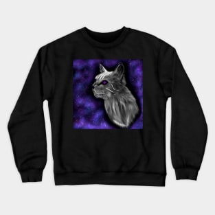 Curious Cat Crewneck Sweatshirt